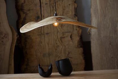 "Tramuntana" - Lámpara de techo de madera