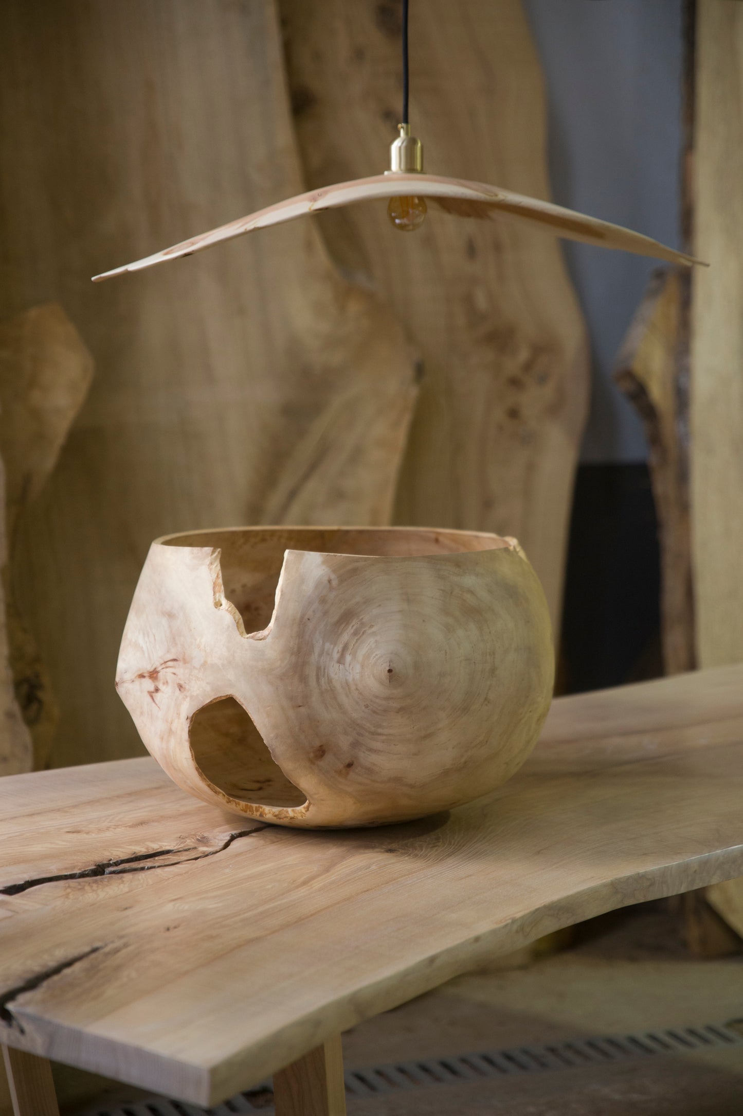 "Montserrat" - cuenco XXL decorativo de madera