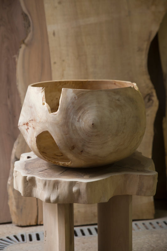 "Montserrat" - cuenco XXL decorativo de madera