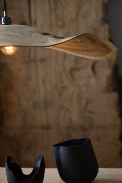 "Tramuntana" - Lámpara de techo de madera